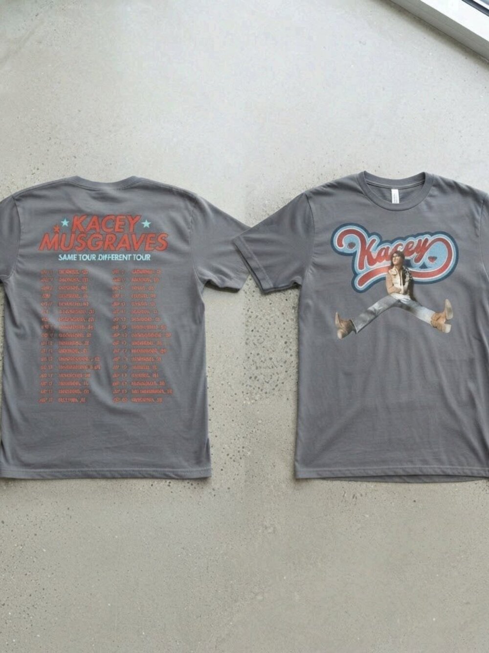 Kacey Musgraves Middle of Nowhere Tour 2026 Charcoal T-Shirt S-4XL